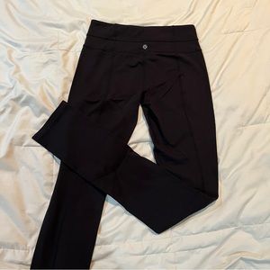 Lululemon afhletica long balck leggings size 4
